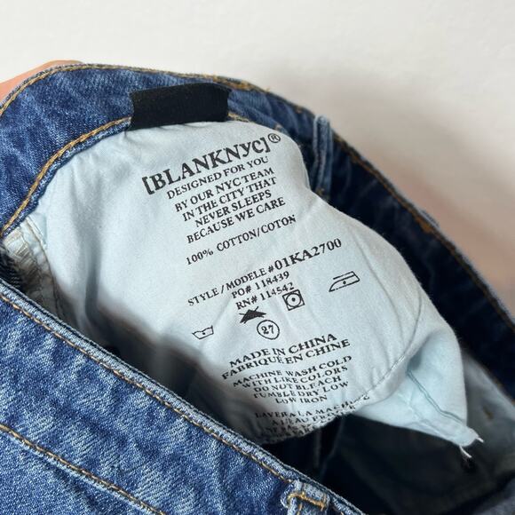 BLANK NYC THE BAXTER RIBCAGE STRAIGHT LEG SIZE 27 BRAND NEW - Picture 7 of 8